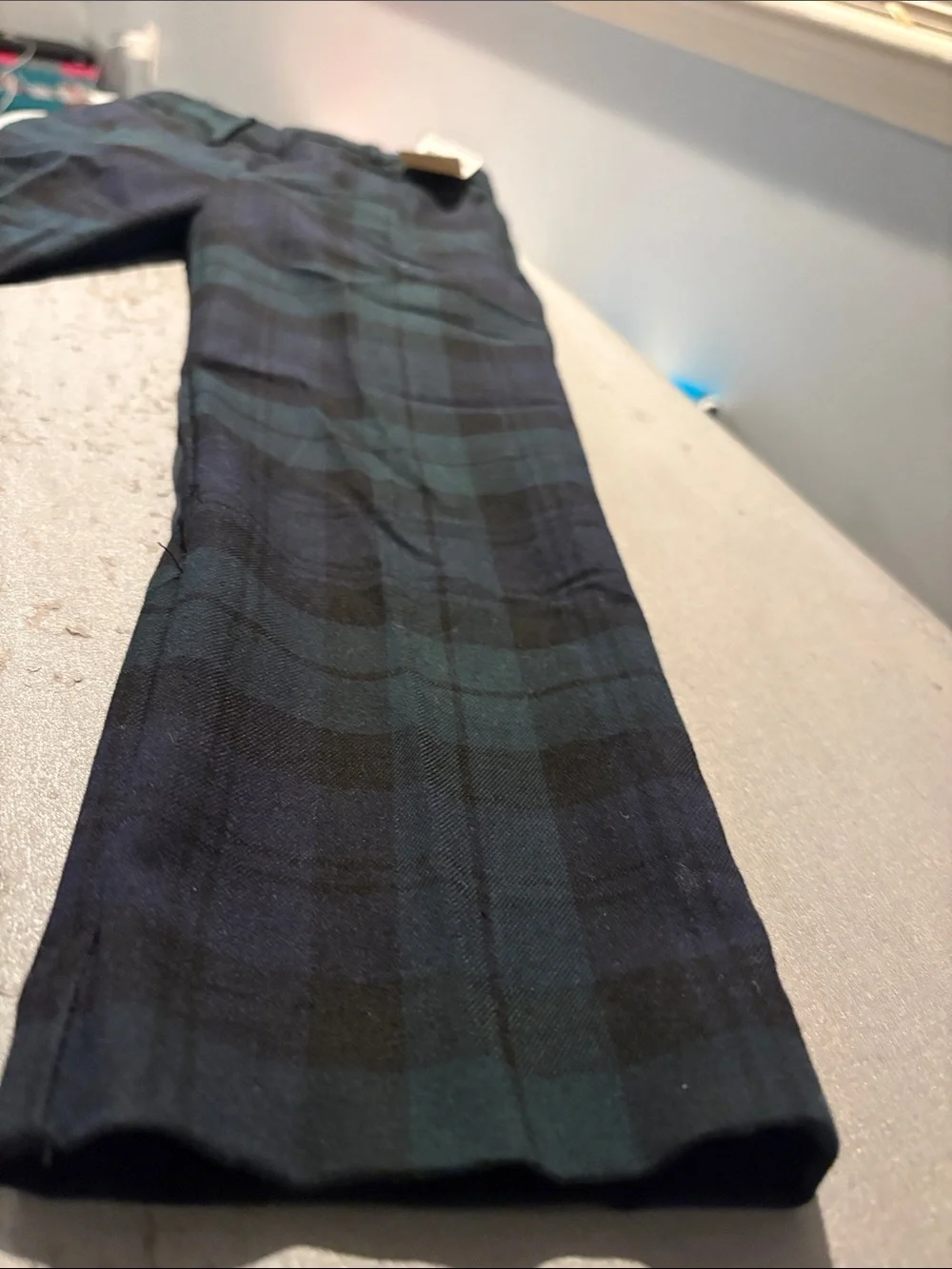 Ralph Lauren Black Watch Plaid Chinos - Black & Green
